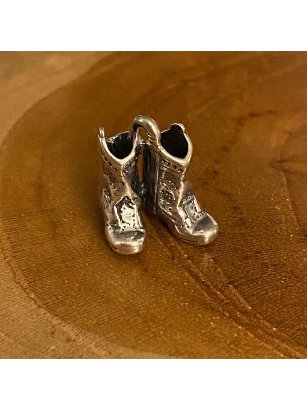 James Avery Cowboy Boots Charm, Sterling Silver